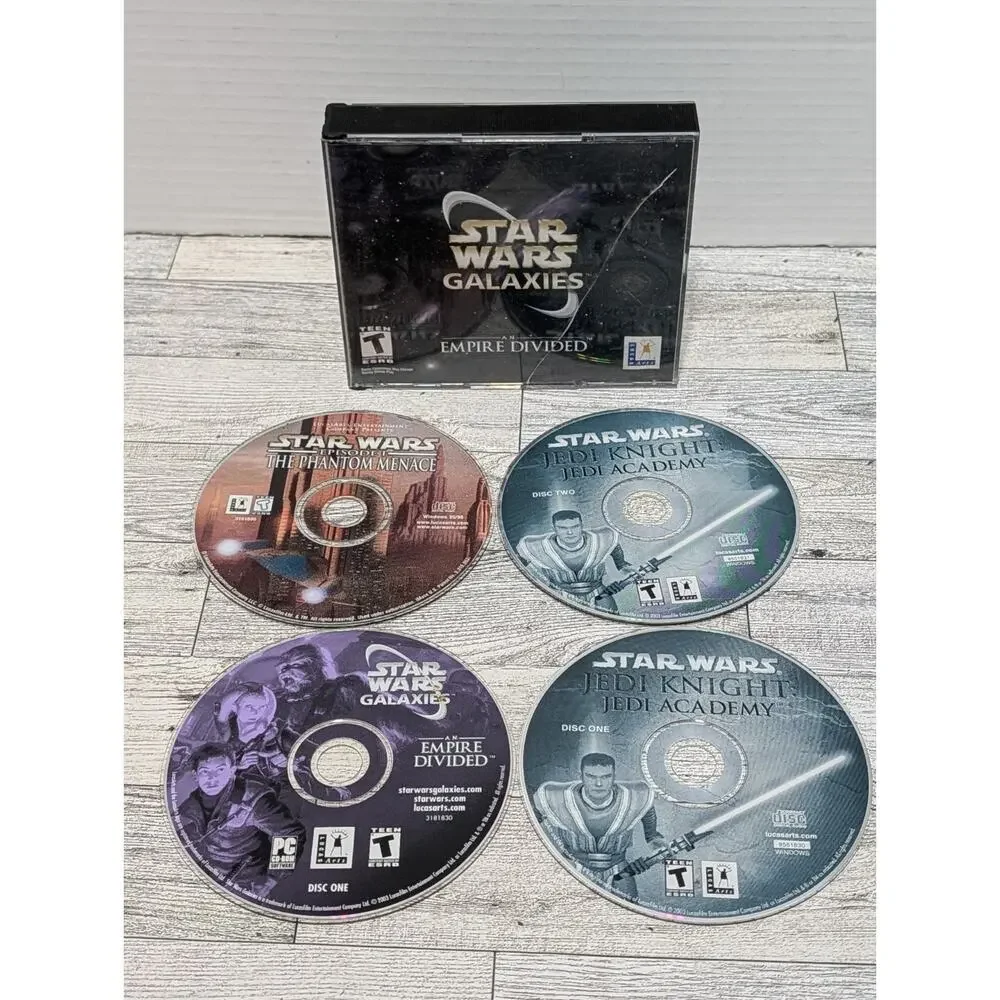 Star Wars Galaxies An Empire Divided PC Game 4 Discs